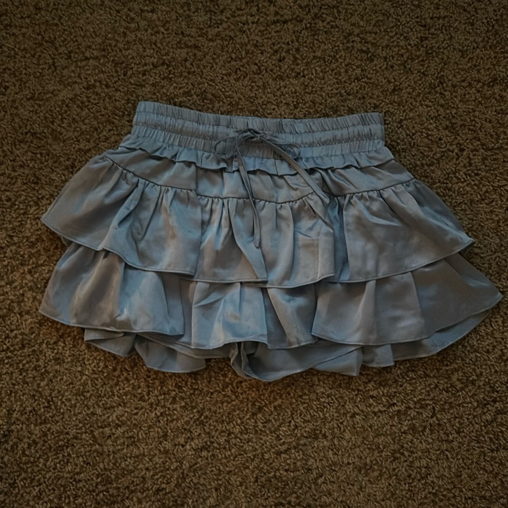 Blue skirt